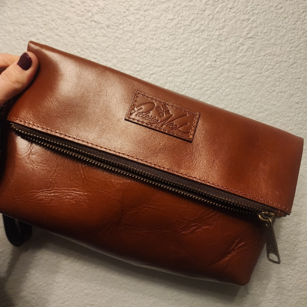 Patricia Nash Magnetic Clutch With Wrist Strap (Aged Brass Hardware) - Picture 2 of 11